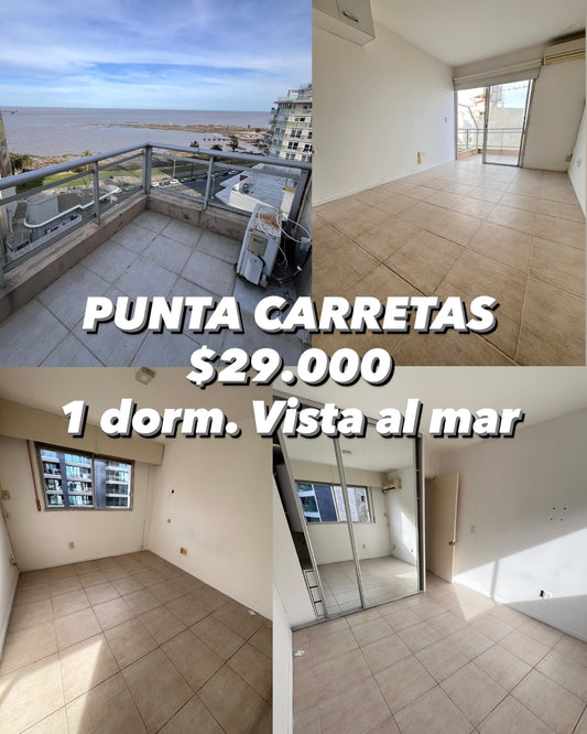 PUNTA CARRETAS 1 dorm + Balcón