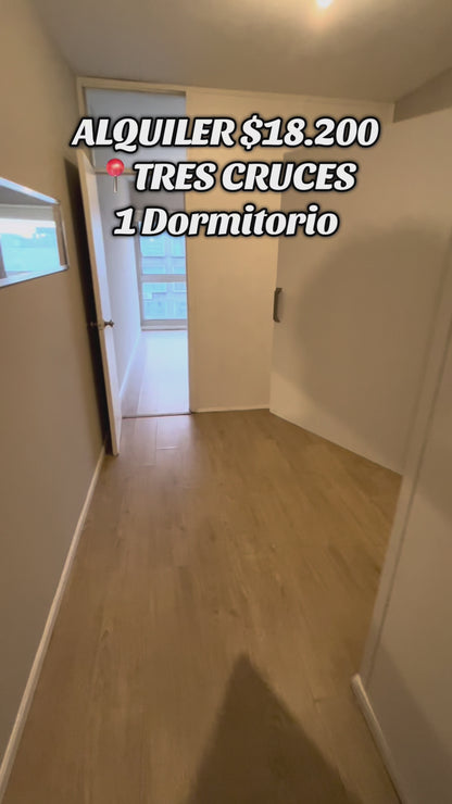 TRES CRUCES / CORDÓN 18 de Julio y Juan Paullier 1 dormitorio