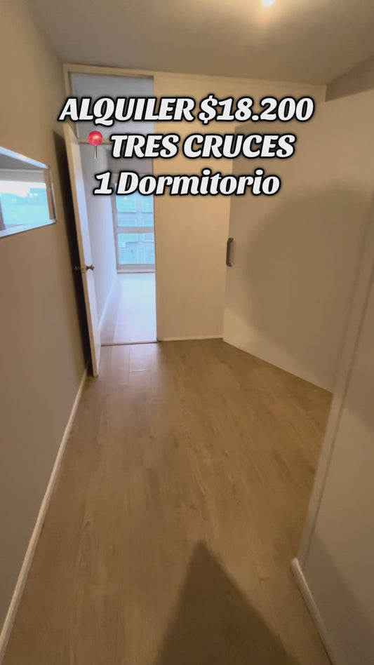 TRES CRUCES / CORDÓN 18 de Julio y Juan Paullier 1 dormitorio